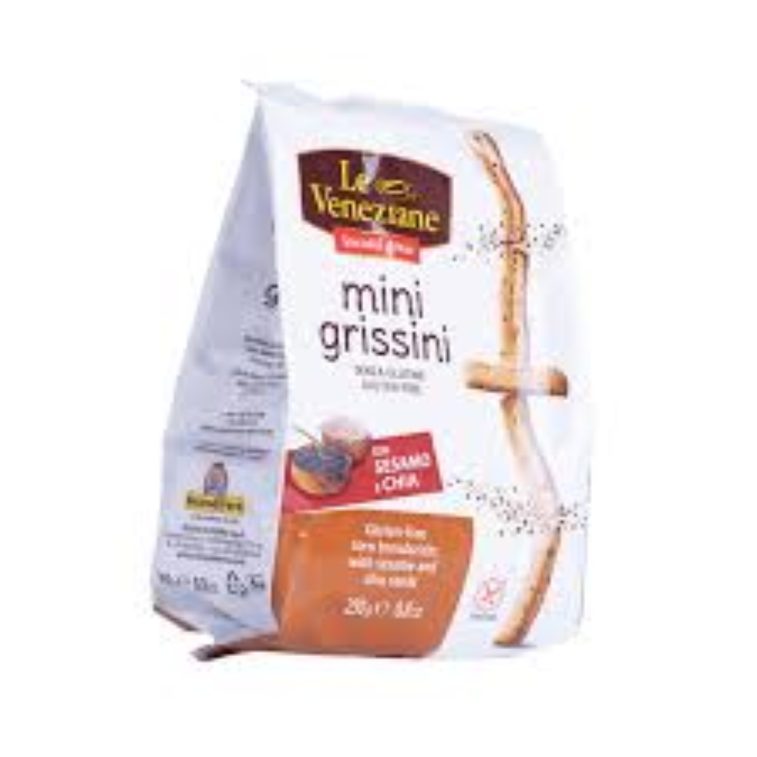LE VENEZIANE  MINI BREADSTICKS SESAMO &CHIA 250G